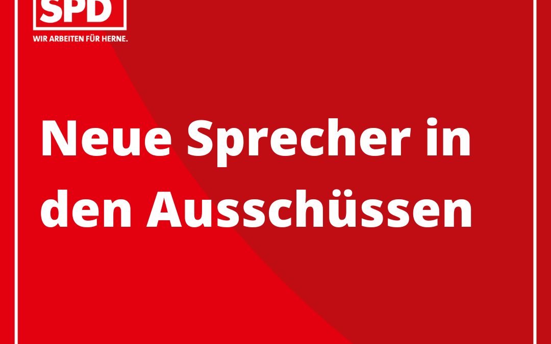 Neue Sprecher in den Ausschüssen